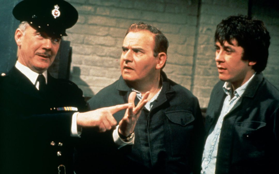 Some Christmas Comedy: Porridge – Ronnie Barker as Norman Stanley Fletcher, with Peter Vaughan as ‘Grouty’ – 1975 Christmas special: “No Way Out”.