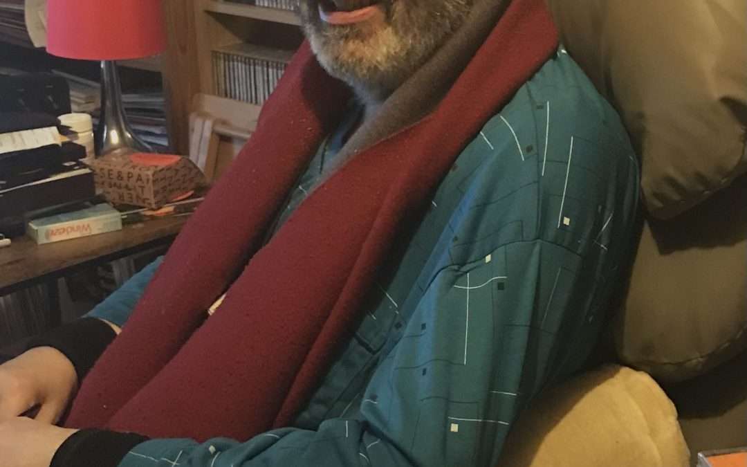 Sorry if this gives you nightmares, or spoils your Christmas dinner, but here’s a photo of me taken today by my friend Richard Landau. It’s all his fault!