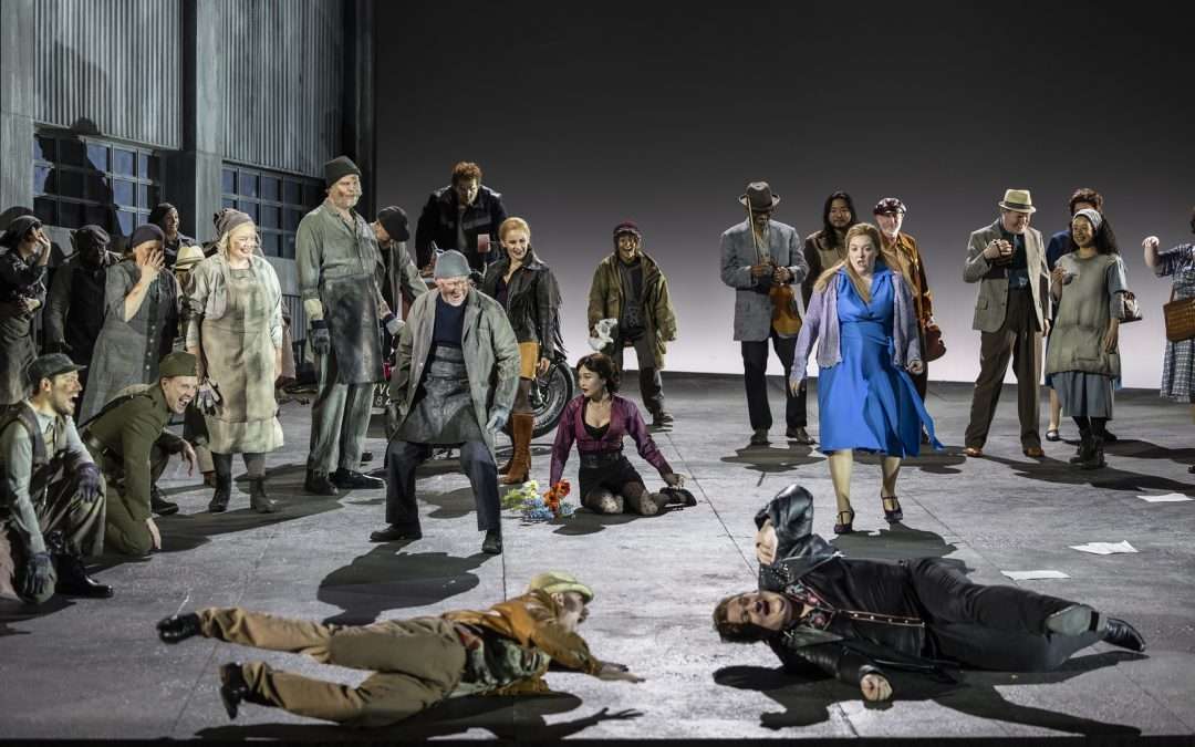English National Opera – Janáček’s Jenůfa – Jennifer Davis, Susan Bullock & Richard Trey Smagur; directed by David Alden; conducted by Keri-Lynn Wilson.