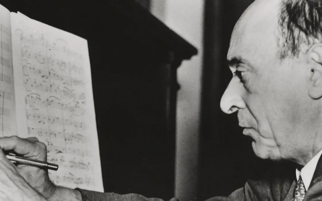 September 13, 1874, the birth of Arnold Schoenberg, Vienna. He died on July 13, 1951, Los Angeles.