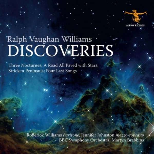 Albion Records: Ralph Vaughan Williams “Discoveries”, BBCSO conducted by Martyn Brabbins, with Roderick Williams and Jennifer Johnston.