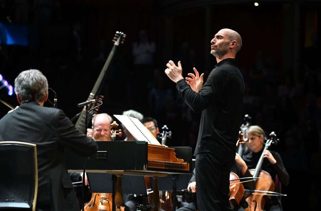 BBC Proms 2025 – Handel’s Alexander’s Feast (Dublin version, 1742). Peter Whelan conducts the Irish Baroque Orchestra & Chorus, with Hilary Cronin, Hugh Cutting and Stuart Jackson. Saturday, August 30, Royal Albert Hall @ 7.30 p.m./Radio 3/For the record. PROM PHOTO 2/Chris Christodoulou.
