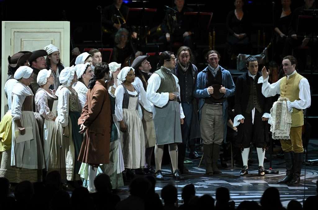 Glyndebourne Festival Opera at BBC Proms 2025 – Mozart’s Le nozze di Figaro, K492 (to an Italian libretto by Lorenzo Da Ponte) conducted by Riccardo Minasi. Wednesday August 27 @ 6.30 p.m., Royal Albert Hall. Radio 3/For the record. PROM PHOTO 3/Chris Christodoulou.