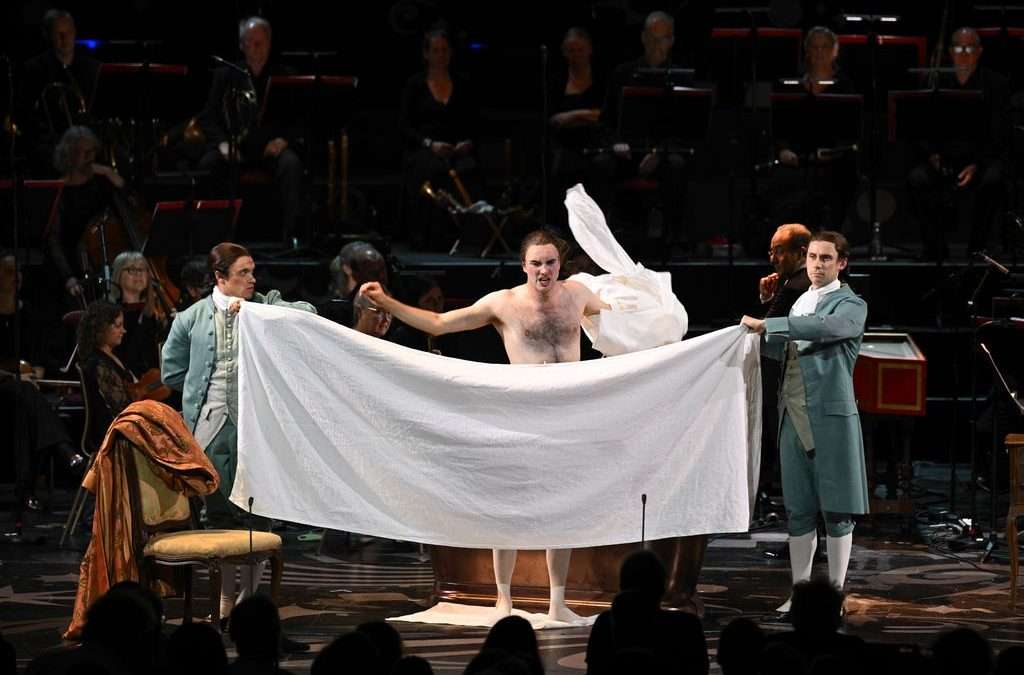 Glyndebourne Festival Opera at BBC Proms 2025 – Mozart’s Le nozze di Figaro, K492 (to an Italian libretto by Lorenzo Da Ponte) conducted by Riccardo Minasi. Wednesday August 27 @ 6.30 p.m., Royal Albert Hall. Radio 3/For the record. PROM PHOTO 2/Chris Christodoulou.