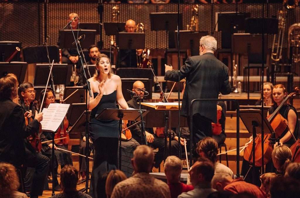 Photo for BBC Proms 2025 @ Bristol Beacon – Orchestra of Welsh National Opera does Italy, conducted by Carlo Rizzi, with Virginie Verrez singing Luciano Berio’s Folk Songs and Respighi’s Il tramonto.