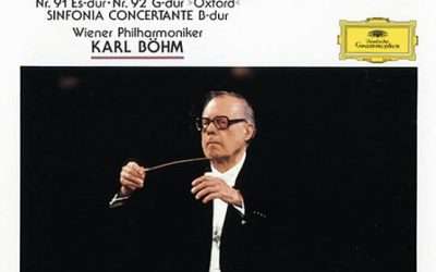 Bizarre covers No.2*. Karl Böhm’s beautifully judged DG/Vienna Philharmonic recordings of three wonderful Haydn Symphonies – numbers 89, 91 & 92 (‘Oxford’) – with No.88 as a bonus.